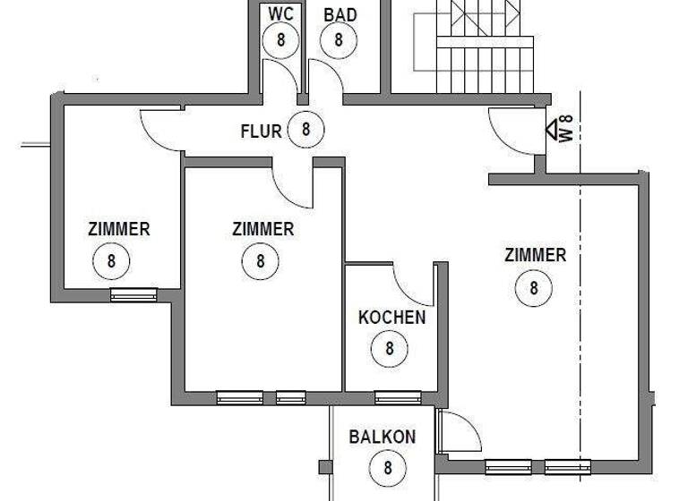 Wohnung zum Kauf provisionsfrei 235.000 € 3 Zimmer 81 m² 2. Geschoss Staufeneckstraße 66 Eislingen 73054