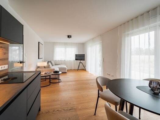 Wohnung zum Kauf - Neubau provisionsfrei 449.500 € 2 Zimmer 69,5 m² EG frei ab sofort Feldwieserstraße 52 Feldwies Übersee 83236