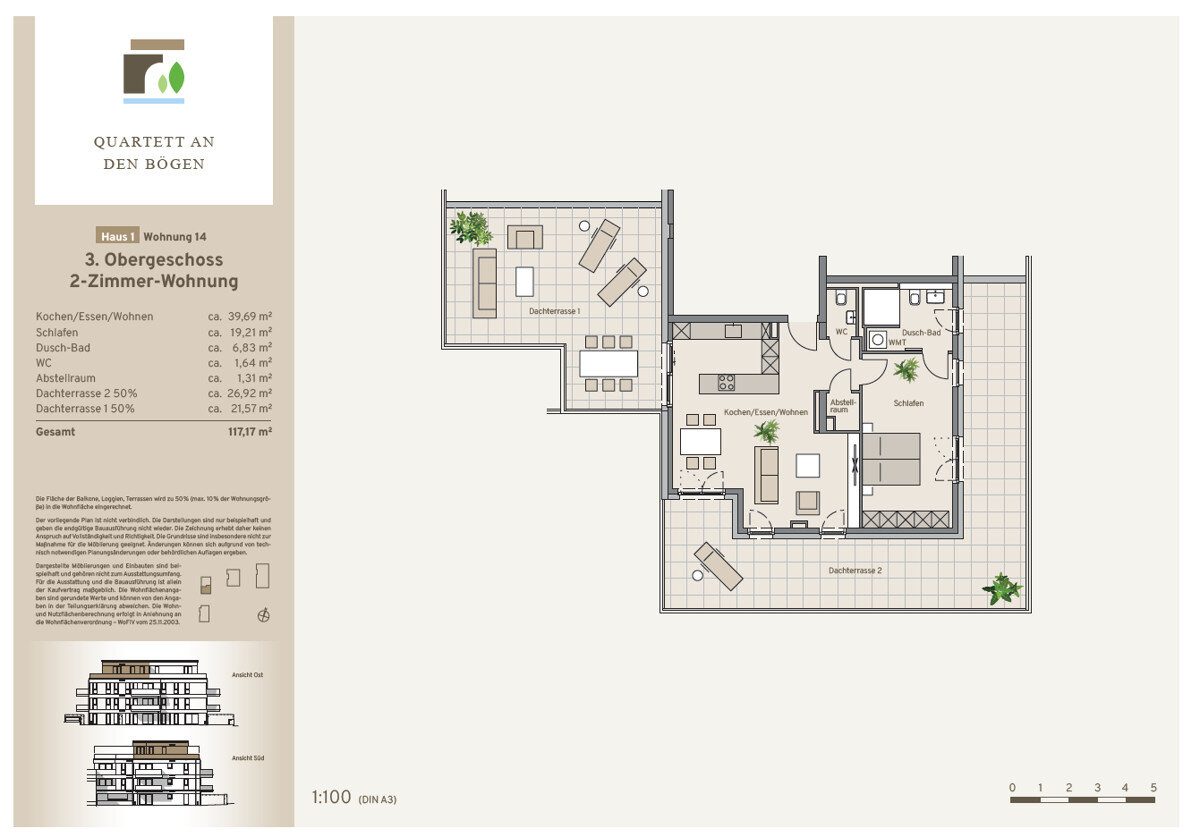 Penthouse zum Kauf 484.900 € 2 Zimmer 117,2 m²<br/>Wohnfläche Bergheim Bergheim 50126