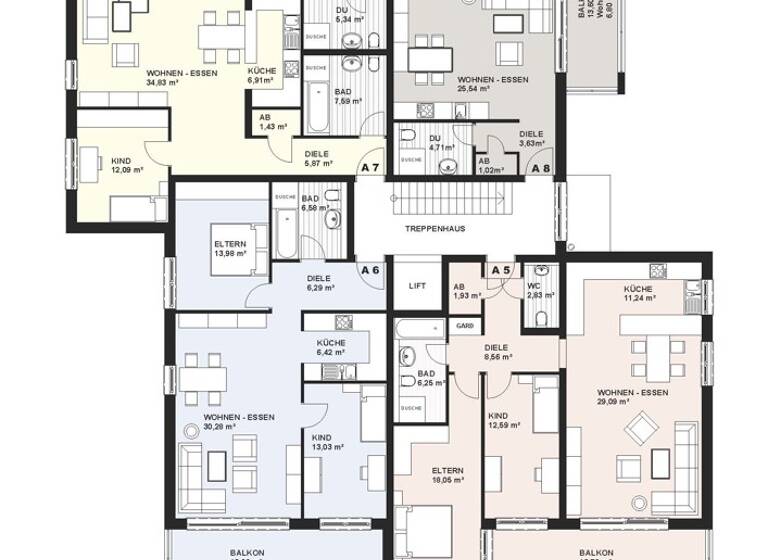 Wohnung zum Kauf 534.000 € 3 Zimmer 98,9 m²<br/>Wohnfläche Brombach Lörrach 79541