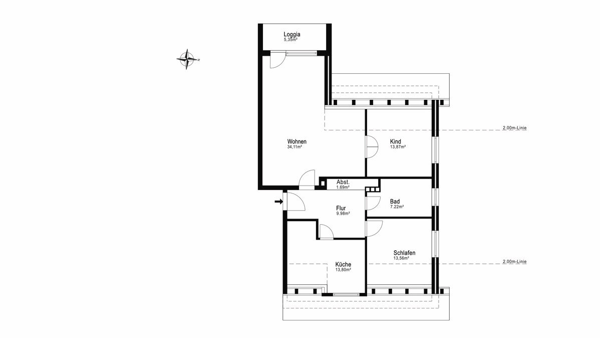 Wohnung zum Kauf 189.000 € 3 Zimmer 84 m²<br/>Wohnfläche Uetersen 25436