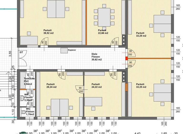 Büro zur Miete 10,80 € 5 Zimmer Maxglan Kleßheim 5071