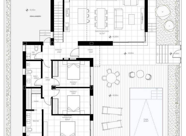 Villa zum Kauf - Erstbezug provisionsfrei 743.000 € 4 Zimmer 272 m² 394 m² Grundstück Los Alcázares 30710