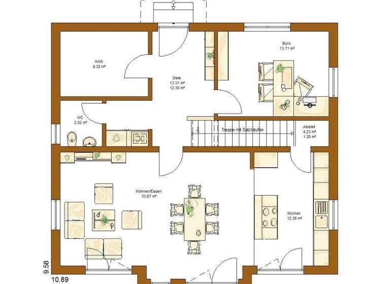 Einfamilienhaus zum Kauf provisionsfrei 497.000 € 5 Zimmer 177 m² 557 m² Grundstück Klepsau Krautheim 74238