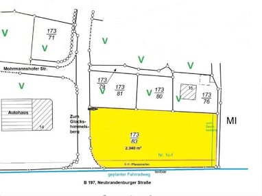 Grundstück zum Kauf provisionsfrei als Kapitalanlage geeignet 140.400 € 2.340 m² Grundstück Zum Glockshimmelsberg 1 c-f Friedland Friedland 17098