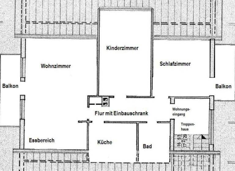 Wohnung zum Kauf provisionsfrei 345.000 € 3 Zimmer 90 m² 2. Geschoss Walldorf 69190