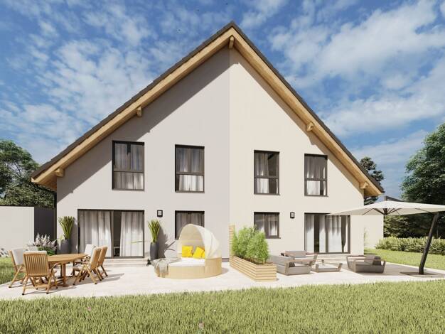 Doppelhaushälfte zum Kauf provisionsfrei 790.680 € 5 Zimmer 212,9 m² 449 m² Grundstück Lenzenbergstraße 20 Hammerbach Herzogenaurach 91074