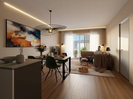 Terrassenwohnung zum Kauf - Neubau 330.000 € 2 Zimmer 62 m² 2. Geschoss frei ab sofort Lendorf 9811