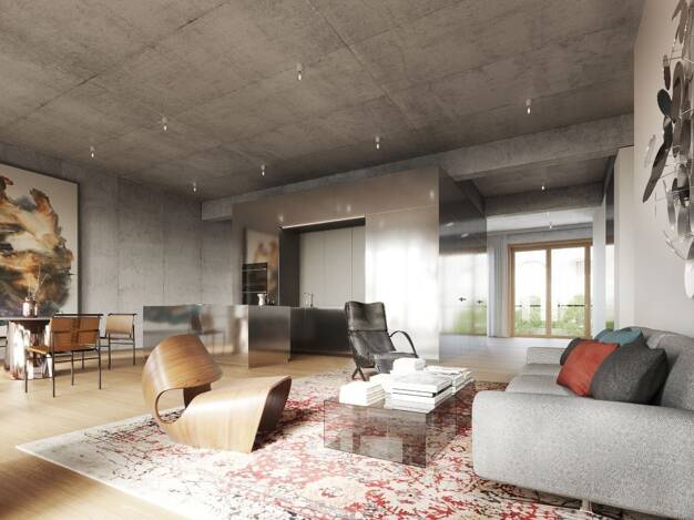 Wohnung zum Kauf - Neubau provisionsfrei 2.717.000 € 3 Zimmer 145,7 m² 1. Geschoss Aaron-Bernstein-Platz 3 Mitte Berlin 10117