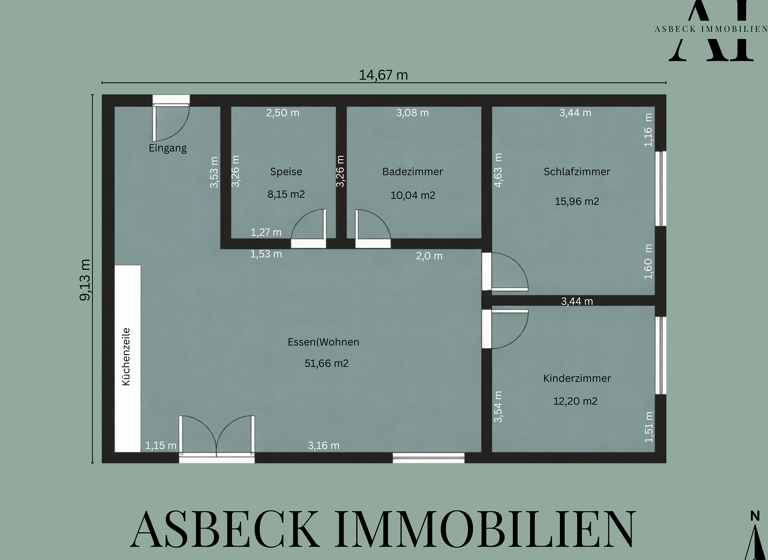 Wohnung zur Miete 1.137 € 3 Zimmer 104 m² 2 Geschosse frei ab sofort Schönau 84337