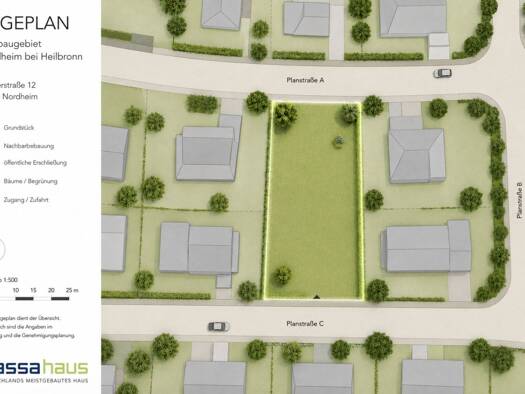 Grundstück zum Kauf provisionsfrei 259.550 € 530 m² Grundstück Nordheim Nordheim 74226