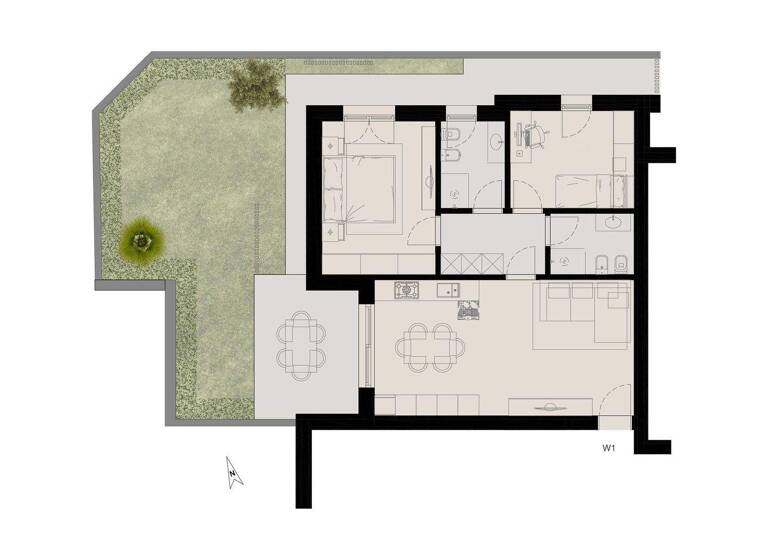 Wohnung zum Kauf 540.000 € 3 Zimmer 67,4 m² EG Via Lazise 1 Lazise 37017