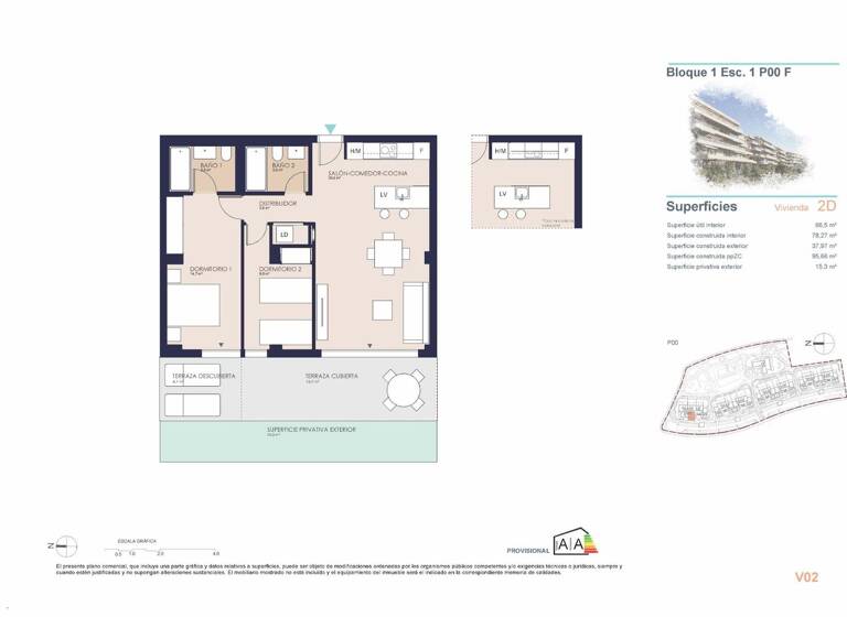 Wohnung zum Kauf provisionsfrei 345.000 € 3 Zimmer 78 m² Paseo de la mar Denia 03770