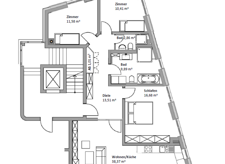 Wohnung zum Kauf - Erstbezug provisionsfrei 534.100 € 4 Zimmer 109,1 m² 1. Geschoss Briesnitz Dresden 01157