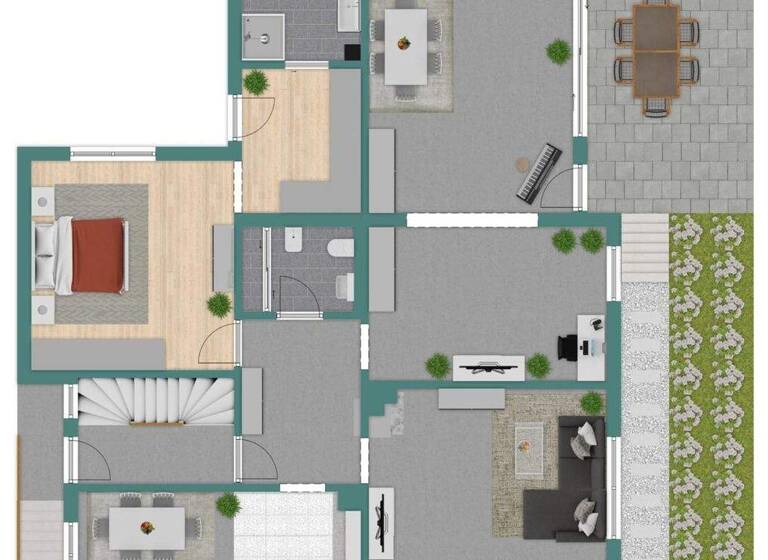 Mehrfamilienhaus zum Kauf 597.000 € 9 Zimmer 284 m² 546 m² Grundstück Unterschefflenz Schefflenz 74850