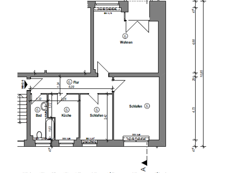 Wohnung zum Kauf 214.900 € 3 Zimmer 71,1 m² 1. Geschoss Reichsbahnstraße 9 Eidelstedt Hamburg 22525
