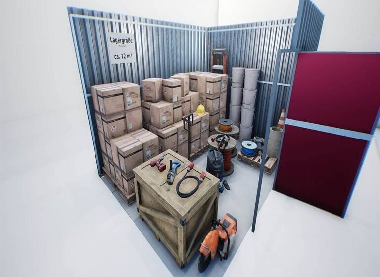 Lagerhalle zur Miete provisionsfrei 299 € 12,2 m² Lagerfläche Benzstraße 2 Frickenhausen Frickenhausen , Württ 72636