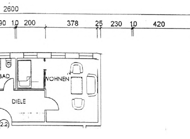 Wohnung zur Miete 316 € 2 Zimmer 45,1 m² 1. Geschoss frei ab sofort Lohsa 02999