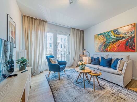 Wohnung zur Miete 1.770 € 2 Zimmer 50 m² 2. Geschoss frei ab 01.05.2026 Nordend-Ost Frankfurt am Main 60316