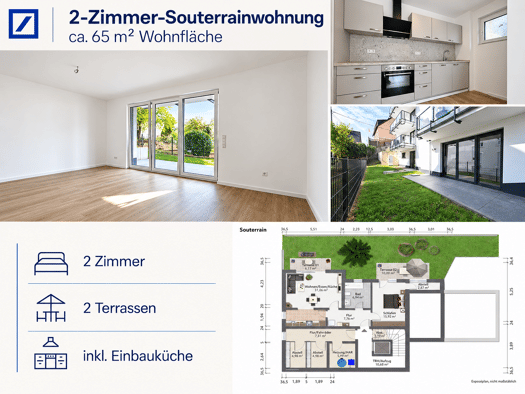 Wohnung zur Miete 900 € 2 Zimmer 69 m² frei ab 15.10.2026 Niederberg Koblenz 56077