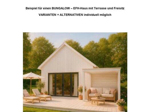 Bungalow zum Kauf - Erstbezug provisionsfrei 299.900 € 2 Zimmer 59 m² 300 m² Grundstück Bad Füssing Bad Füssing 94072