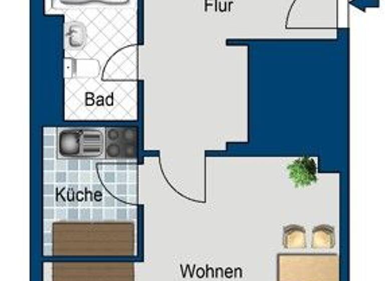 Wohnung zur Miete 575 € 3 Zimmer 67,3 m² 1. Geschoss frei ab 11.04.2026 Alaunstr. 25 Äußere Neustadt Dresden 01099