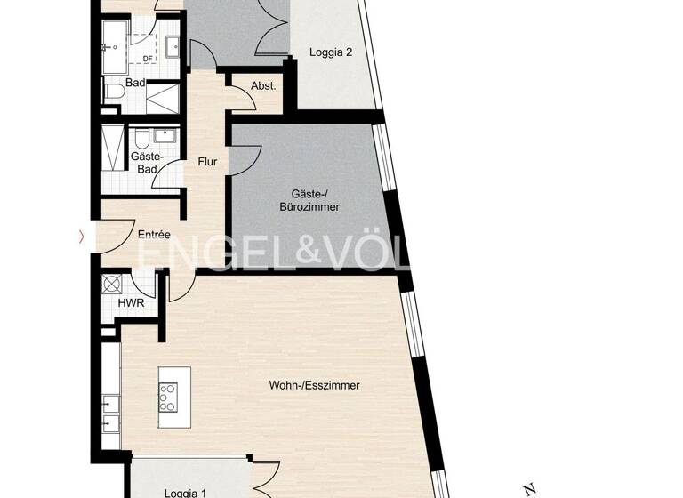 Wohnung zum Kauf 1.290.000 € 3,5 Zimmer 150 m² Aeschach Lindau 88131