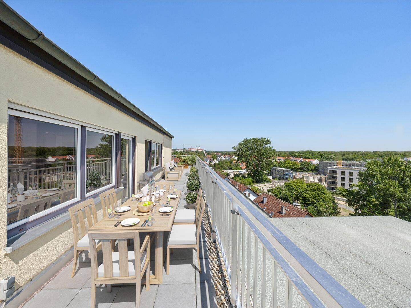 *Penthouse-Feeling* Dachterrassenwohnung mit atemberaubendem Ausblick in Freising