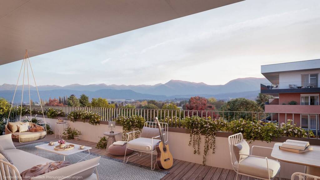Penthouse zum Kauf - Erstbezug 319.000 € 2 Zimmer 45,2 m² 6. Geschoss Kohldorfer Straße 96 St. Martin Klagenfurt am Wörthersee 9020