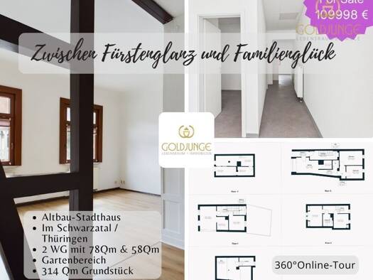 Reihenendhaus zum Kauf 9 Zimmer 146 m² frei ab sofort Sitzendorf 07429