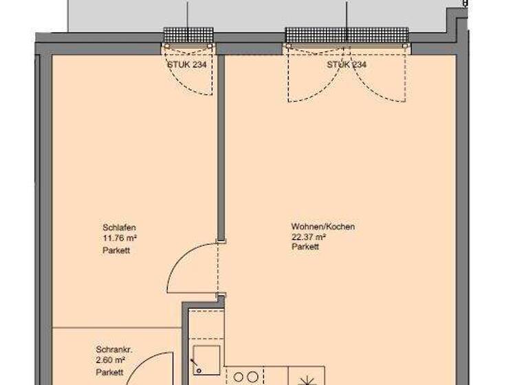Wohnung zur Miete 560 € 2 Zimmer 50,3 m² frei ab 01.04.2026 St. Pölten 3100