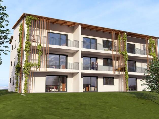 Wohnung zum Kauf - Neubau provisionsfrei 381.500 € 3 Zimmer 82 m² 1. Geschoss frei ab 01.11.2026 Lupinenstraße 5 Unterdörnbach Ergoldsbach 84061