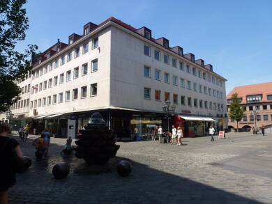 Wohnung zur Miete 625 € 2 Zimmer 47,5 m² 2. Geschoss An der Fleischbrücke 2 Altstadt / St. Lorenz Nürnberg 90403