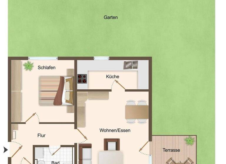Wohnung zum Kauf 263.000 € 2 Zimmer 59,8 m² EG Peter u. Paul Landshut 84028