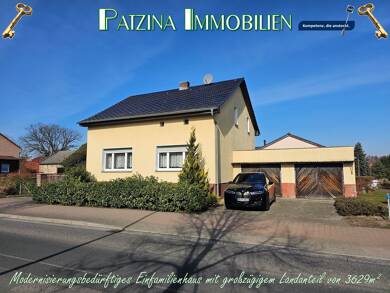 Haus zum Kauf 299.000 € 6 Zimmer 150 m² 3.629 m² Grundstück frei ab sofort Potsdamer Landstraße 3 Jeserig Groß Kreutz (Havel) 14550