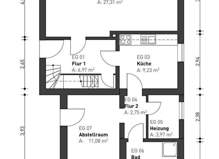 Einfamilienhaus zum Kauf 319.000 € 3,5 Zimmer 99,9 m² 1.267 m² Grundstück Kreuzkamp Ratekau / Kreuzkamp 23626