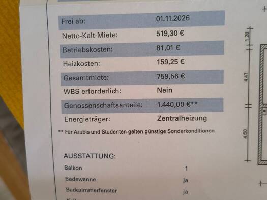 Wohnung zur Miete 519 € 4 Zimmer 69,2 m² Geschoss 3/4 frei ab 01.10.2026 Alte Neustadt Alte Neustadt 39106