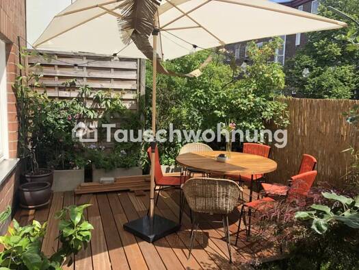 Terrassenwohnung zur Miete Tauschwohnung 1.000 € 2 Zimmer 55 m² 1. Geschoss Winterhude Nord 22301