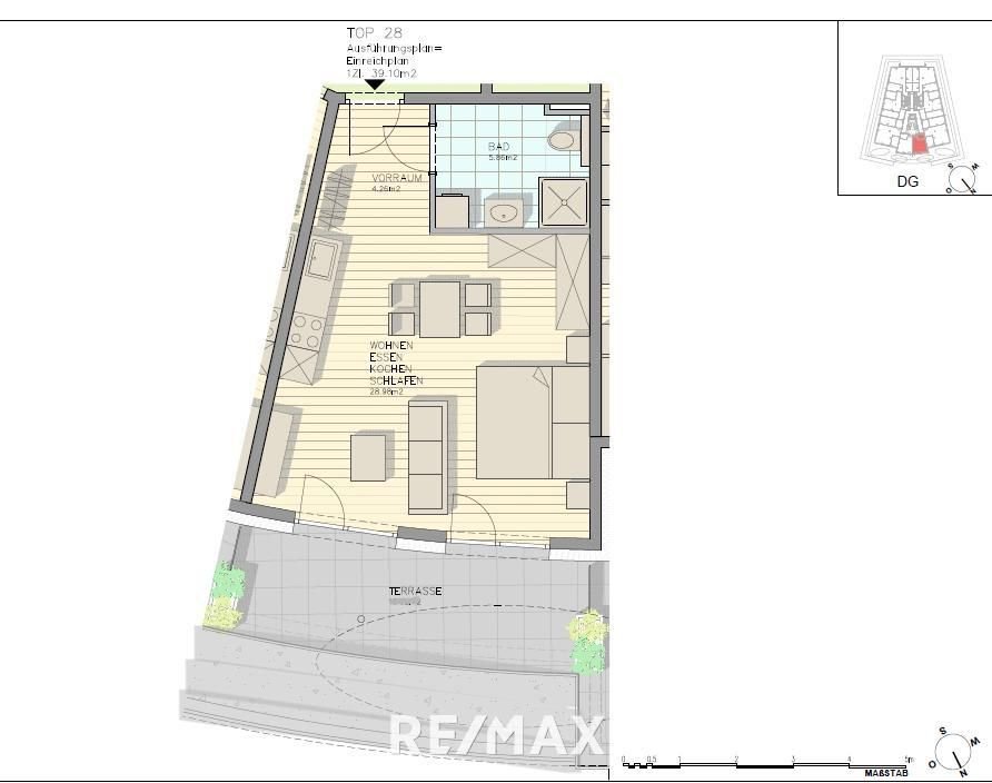 Wohnung zum Kauf 220.000 € 1 Zimmer 40 m²<br/>Wohnfläche 3.<br/>Geschoss Imst 6460