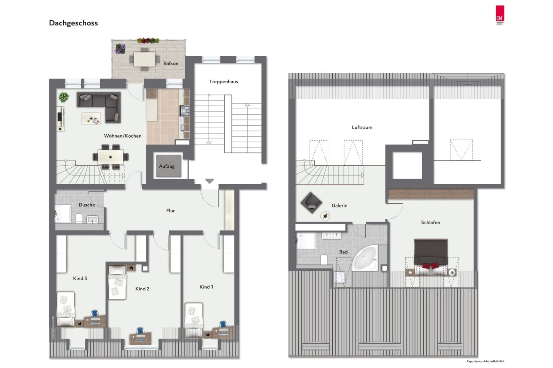 Maisonette zur Miete 1.995 € 5 Zimmer 150,1 m²<br/>Wohnfläche 5.<br/>Geschoss 01.03.2025<br/>Verfügbarkeit Hoyerswerdaer Straße 35 Äußere Neustadt (Hoyerswerdaer Str.) Dresden 01099