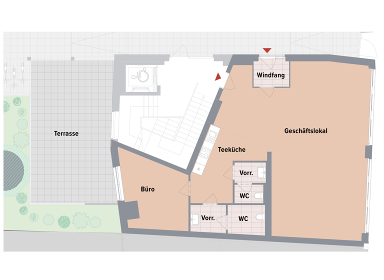 Laden zum Kauf - Erstbezug 454.900 € 110 m² Verkaufsfläche Sankt Leonhard Graz,02.Bez.:St. Leonhard 8010