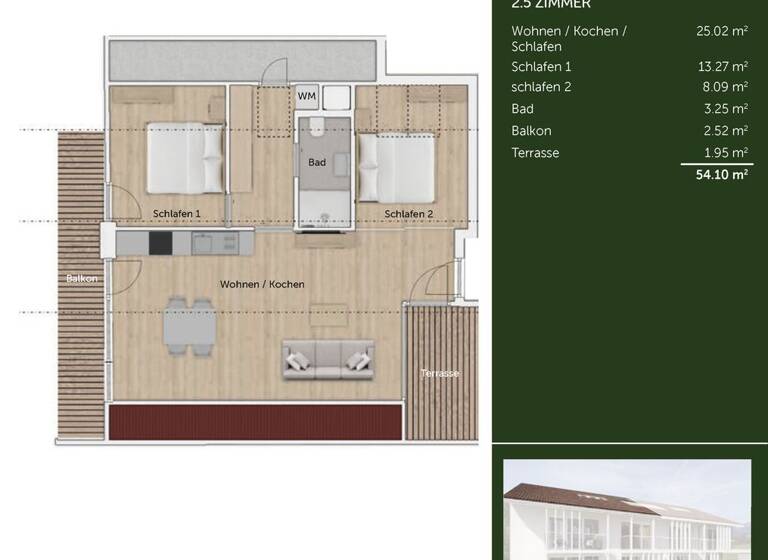 Wohnung zum Kauf provisionsfrei 404.000 € 2,5 Zimmer 54,1 m² Bayerisch Gmain 83457
