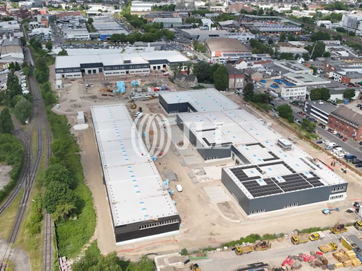 Lagerhalle zur Miete provisionsfrei 9.804 m² Lagerfläche teilbar ab 324 m² Lierenfeld Düsseldorf 40231
