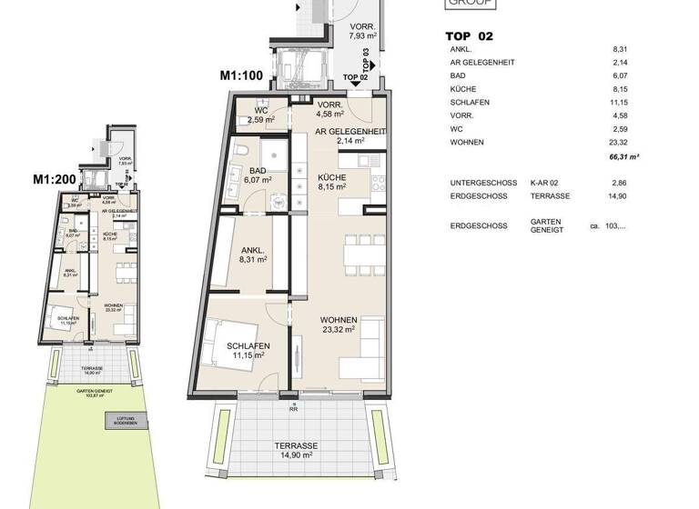 Wohnung zum Kauf 564.000 € 2 Zimmer 66,3 m² Millstatt 9872