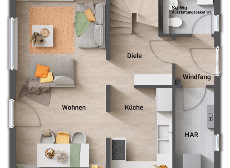 Einfamilienhaus zum Kauf - Erstbezug provisionsfrei 201.290 € 4 Zimmer 106 m² 740 m² Grundstück Am Mühlenberg Dähre 29413
