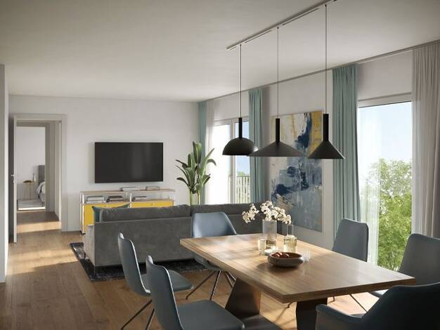 Wohnung zum Kauf provisionsfrei 550.800 € 2,5 Zimmer 61 m² 2. Geschoss Geschwister-Scholl-Str. 15,17,19 Dachau Dachau 85221