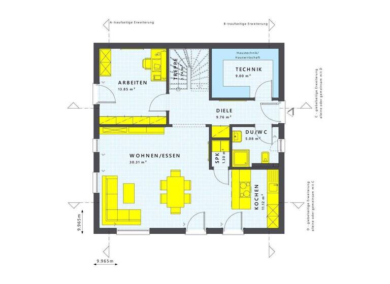 Einfamilienhaus zum Kauf 636.613 € 8 Zimmer 167,7 m² 950 m² Grundstück Amelinghausen Ammelinghausen 21386