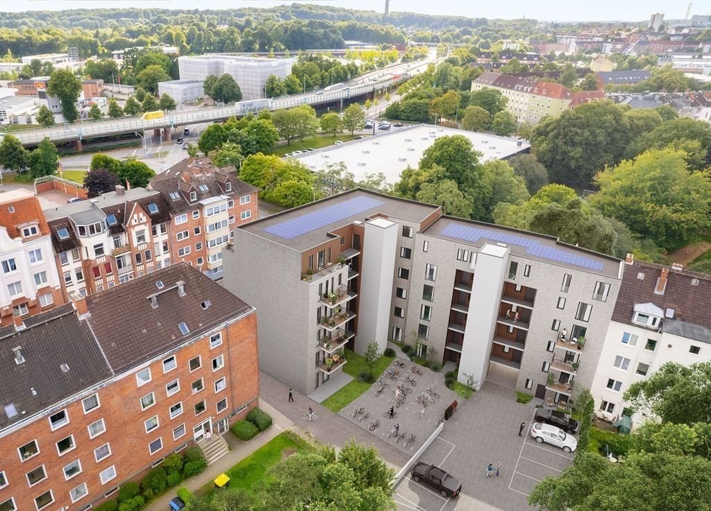 Wohnung zur Miete 1.448 € 3 Zimmer 90,4 m²<br/>Wohnfläche 2.<br/>Geschoss ab sofort<br/>Verfügbarkeit Heischstr. 1 Gaarden - Süd / Kronsburg Bezirk 4 Kiel 24143