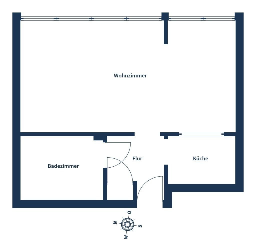 Wohnung zum Kauf 156.000 € 1 Zimmer 31 m²<br/>Wohnfläche 2.<br/>Geschoss Rosenau Nürnberg 90429