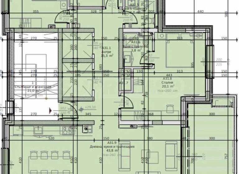 Studio zum Kauf 268.068 € 4 Zimmer 219,7 m² Plovdiv